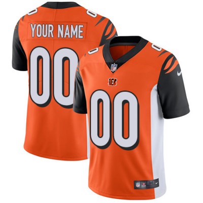Nike Cincinnati Bengals Customized Orange Alternate Stitched Vapor Untouchable Limited Youth NFL Jersey